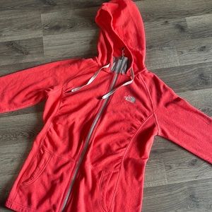 The North Face pink zip up Size S